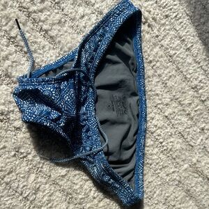 Jolyn Clothing Royal blue Speckled MIDL Bikini Bottom